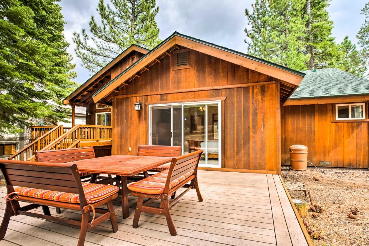 Tahoe Donner Cabin Deck, Trail Access, Ev Charger Villa Truckee Exterior photo