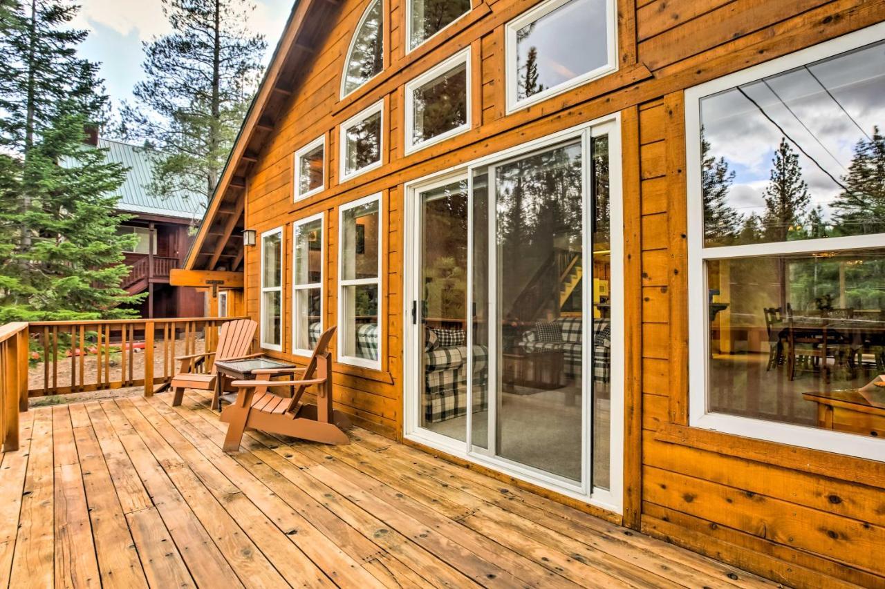 Tahoe Donner Cabin Deck, Trail Access, Ev Charger Villa Truckee Exterior photo